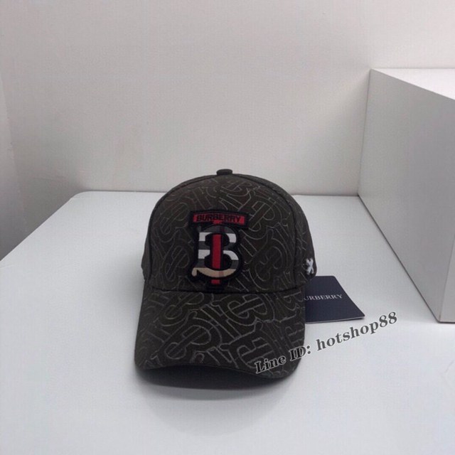 BURBERRY專櫃新款巴寶莉百搭款男女通用全帽刺繡棒球帽鴨舌帽 mmyj3486